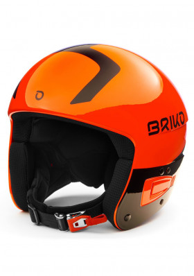 Dětská lyžařská helma Briko Vulacano FIS 6.8 JR orange/blk